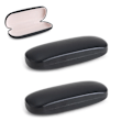 Miniatyrbilde 1 av 5: 2x brilleetui hardcase, hard shell brilleetui brilleboks for briller og lesebriller, egnet for kvinner, menn, barn