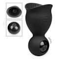 Miniatyrbild 3 av 4: Eddy vibrerande ollonmassager - LOVE AND VIBES Collection Svart