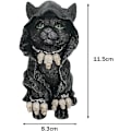 Miniatyrbillede 2 af 5: Kattefigur, Den Grimme Mand med Leen, Sort Sød Kat