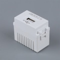 Pikkukuva 3 / 5: USB-virtalähdemoduuli 220V 5V Muuntaja Kytkimen Sovitin Valkoinen
