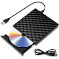 Miniatyrbillede 1 af 5: Ekstern USB 3.0 CD DVD-drev, ekstern CD/DVD/RW/ROM-brænder til overførsel til stort system Windows 10/8/7/XP/Vista/Linux/Mac OS/PC