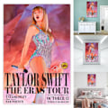 Pikkukuva 1 / 4: Taylor Juliste The Eras Tour Swift Seinätaide 13. lokakuuta World Tour Elokuva Julisteet Swift Seinäkoriste 30*45cm
