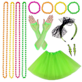 Miniatyrbild 9 av 10: Neon 80-tals Festkläder Kostymset Tutu Kjolar 1 1