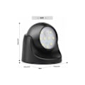 Miniatyrbilde 3 av 5: Utendørs vegglampe med bevegelsessensor LED utendørs lampe Batteri P