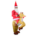 Miniatyrbild 5 av 5: Julkarneval Santa Claus älg uppblåsbar dräkt jul