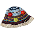 Miniatyrbilde 1 av 5: Damestrikkede luer caps Boho strikking bøttehatter håndlagde Cloche heklede hatter-FS2- color