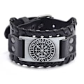 Miniatyrbilde 4 av 10: Viking Armbånd Bredt Armbånd BRUN ULV ULV Brun-FS2- Brown Wolf-Wolf