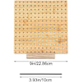 Miniatyrbild 2 av 5: Blockeringsbräda, blockeringsbrädor för virkning, rutor blockeringsbräda för stickning och virkprojekt Handgjord stickning med stickbas i trä 9 inches
