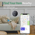 Pikkukuva 5 / 7: Matkatavaroiden paikannin, yhteensopiva Apple Find My -sovelluksen kanssa (vain iOS), avainten, matkatavaroiden, matkalaukkujen, lompakon etsijä, IP67 vedenpitävä, 2 kpl -FS1-
