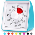 Miniatyrbillede 1 af 5: 60-minutters visuel timer, klasseværelsesur, lydløs timer til børn og voksne -give