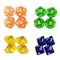 Miniatyrbillede 1 af 3: 16-pak terninger til Dungeons and Dragons Multicolor multifärg