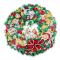 Miniatyrbilde 1 av 3: 5D DIY Diamantmaleri Julekrystallkrans Hengende Dekor E
