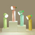 Miniatyrbilde 4 av 4: Skrivebordslampe for barn Mini liten skrivebordslampe med søt øyepleie LED