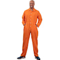 Pikkukuva 1 / 5: Vankilapuku | Oranssi vankila-asu Halloween-asu Unisex vankila rikollinen，L