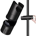 Miniatyrbillede 1 af 4: Brusehovedholder, universal brusehovedholder, mat sort