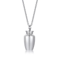 Miniatyrbild 1 av 10: Önskeflaska Halsband Husdjursaska Hänge SILVER-FS2- silver