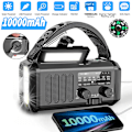 Miniatyrbilde 1 av 5: Nødradio, solradio, vevradio, USB Type-C ladestasjon