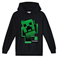 Pikkukuva 1 / 2: Minecraft Creeper Huppari Lapsille, Sarjakuvaprintti, Rento Pusero vihreä green 130cm
