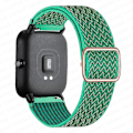 Pikkukuva 1 / 5: 20mm/22mm Ranneke Amazfit Gts 4//2/2e/3/gts2 Mini/gtr 4/3/pro/gtr2/47mm/stratos Nylon Joustava Kellonranneke Amazfit Bip Hihna Spearmint-FS1- Spearmint 20mm