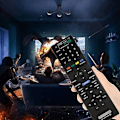Miniatyrbilde 2 av 5: -ADP058 Fjernkontroll for hjemmekinosystem Blu-ray fjernkontroll Bdv-e280 Bdv-e380 fjernkontroll [DB]