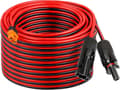 Solcelle til XT60i Kabel 12AWG 20FT Solpanel til XT60i Adapterkontakt XT60i-F Skjøteledning for Bærbar Kraftstasjon Solcellegenerator-FS-