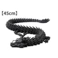 Ledade Drake Akvarium Landskapsdekoration Heminredning Svart 45 cm-FS-