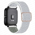 Miniatyrbillede 1 af 5: 20mm/22mm Rem til Amazfit Gts 4//2/2e/3/gts2 Mini/gtr 4/3/pro/gtr2/47mm/stratos Nylon Elastisk Urrem Amazfit Bip Rem white1 white1 22mm