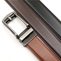 Miniatyrbillede 2 af 10: Herre Click Bælte Læderbælter SORT 130CM 130CM black-FS2- black 130cm-130cm