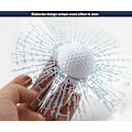 Pikkukuva 3 / 3: 4D Simulaatio Golf/Baseball Rikkoutunut Lasi Auton Ikkuna Tarra