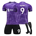 Pikkukuva 1 / 9: 23-24 Aikuisten ja Lasten Poikien Jalkapallopaidat Jalkapalloharjoitusasu Urheiluvaatteet 3-osainen setti 2324 liverpool toinen vieras#9 2324 liverpool second away#9 28