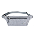Miniatyrbild 7 av 11: Fanny Pack | Unisex | Water Resistant | Double Pocket with Zippers. Mörkblå