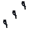 Miniatyrbillede 3 af 5: 1/2/3/5 Skøjte Tights Krystal Glitrende Bukser Kunstskøjteløb Ren Sort 155cm Pure Black 155cm 3PCS