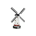 Miniatyrbild 3 av 5: PC trädgårdsdekoration väderkvarn, vattentät solcellsdriven automatisk