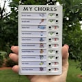 Miniatyrbild 7 av 10: Checklista Daglig Planerare Självdisciplin Punch Card HusbilsCHECKLISTA RV CHECKLIST