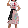 Pikkukuva 4 / 5: Naisten Oktoberfest-asu Aikuisten Dirndl Saksalainen Perinteinen Baijerilainen Olutkarnevaali Fraulein Cosplay Piikatytön Mekko -a Musta Black M