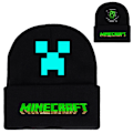 Miniatyrbilde 2 av 2: Minecraft strikket lue for gutter julegave-FS1- A