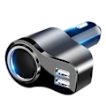 Pikkukuva 3 / 4: 4-in-1 USB-C autolaturi 36W USB-savukkeensytytinpistorasia-FS3-