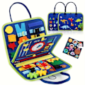 Miniatyrbilde 1 av 5: REMAKE Montessori Aktivitetsbrett Sansleker for Finmotorisk Utvikling Pedagogiske Leker Gaver celeste-FS4-