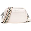 Miniatyrbillede 1 af 5: Crossbody-taske til kvinder, lille ægte lædertaske, hvid