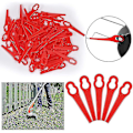 Miniatyrbild 1 av 5: 80 st plastgrästrimmerblad ersättningsblad Gräsklipparblad för Einhell gräsklippare [fri frakt]