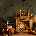 Miniatyrbillede 4 af 5: 6 stk LED flamløse flimrende varm-hvide kronelys med 2 fjernbetjeninger til jul, Thanksgiving, Halloween, hjem, bryllup, dekoration [C] 2