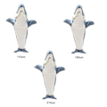 Pikkukuva 5 / 5: Shark Blanket Huppari Aikuisille - Shark Onesie Aikuisten Kannettava Peitto - Shark Peitto Superpehmeä Viihtyisä Flanelli Huppari Shark Makuupussi-FS4- 190cm