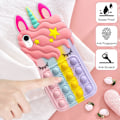 Miniatyrbillede 7 af 8: Pop It Fidget Legetøj Telefoncover til iPhone Beskyttelse Blødt silikone - spot salg iphoneX/XS