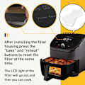 Miniatyrbillede 4 af 5: 20-pak udskiftningsfiltre til Vortex Plus 6QT Instant Air Fryer med ClearCook og OdorErase