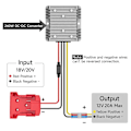 Miniatyrbilde 5 av 5: 18V til 12V omformer for batteriadapter, DC 12V 20A 240W Buck Converter Regulator
