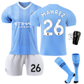 Miniatyrbillede 1 af 4: 23-24 Manchester City Hjemme Børnefodbolddragt #26 Uniform Sui Adults M(170-175)