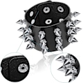 Miniatyrbilde 4 av 4: Punk Piggete Armbånd Nagler Lær Nagler Armbånd Mansjett For Jul Pakke Med 6, Barn, Kvinne-FS1-