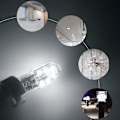 Miniatyrbillede 2 af 5: 10 stk G4 LED-pære, 6000K hvid, ikke-dimmbar, udskiftelig kappe