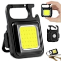 Miniatyrbillede 1 af 8: LED-lommelygte - Overlevelseskarabinhage nøglering sort-FS1- black