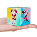 Miniatyrbild 4 av 5: 3.5cm The Amazing Digital Circus Third-Order Magic Square Keychain Cartoon Cute Keychains, Pendant Decoration Gift-FS2- Pomni
